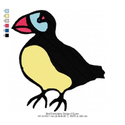 Bird Embroidery Design 13